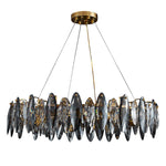 Postmodern Personality Creative Crystal Chandelier with Three-color LED
