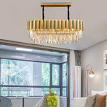 Modern Minimalist Personality Living Room Dining Room Bedroom LED Crystal Chandelier