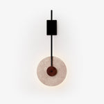 Disc Travertine Wall Lamp