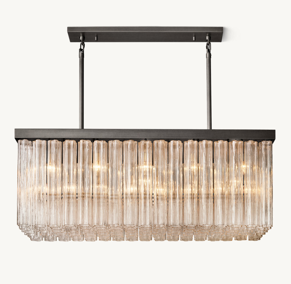 Cielo Rectangular Chandelier 54"