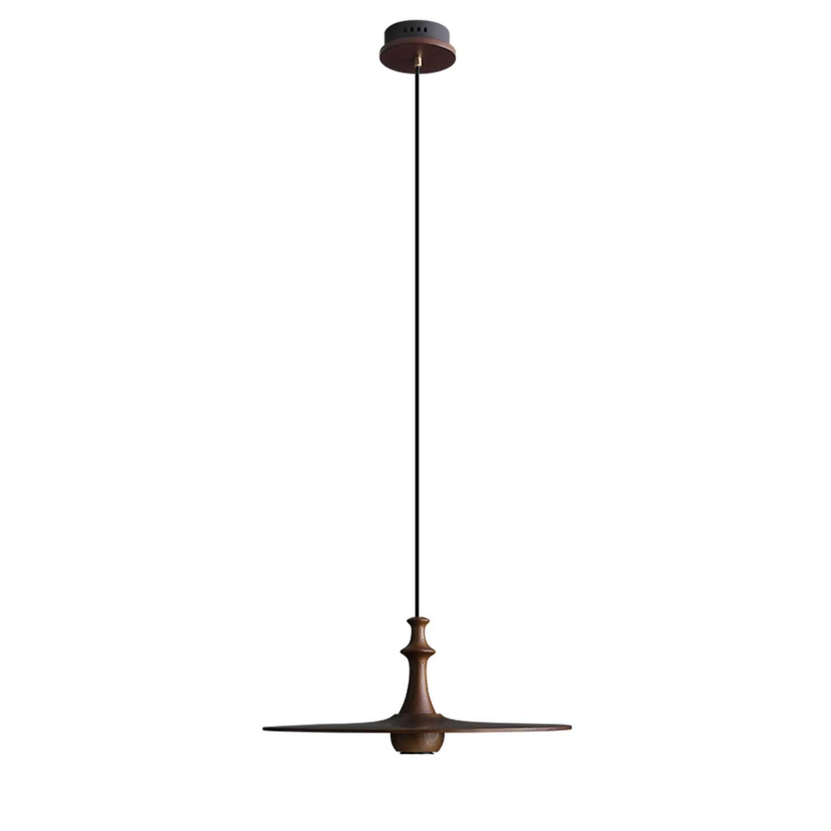 Wooden Spin Pendant Light