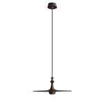 Wooden Spin Pendant Light