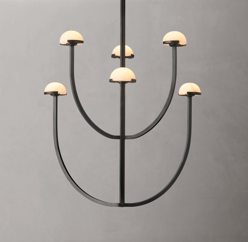 Pedra Round Chandelier 32"