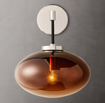 Cabrette Smoke Glass Sconce