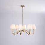 Opaluxe Brass Chandelier