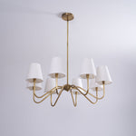 Opaluxe Brass Chandelier