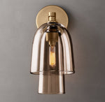 Blom Amber Glass Flute Sconce