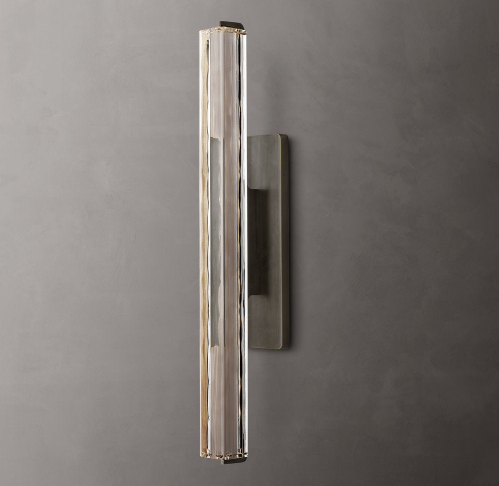 Audubon Crystal Single Sconce 19 inch