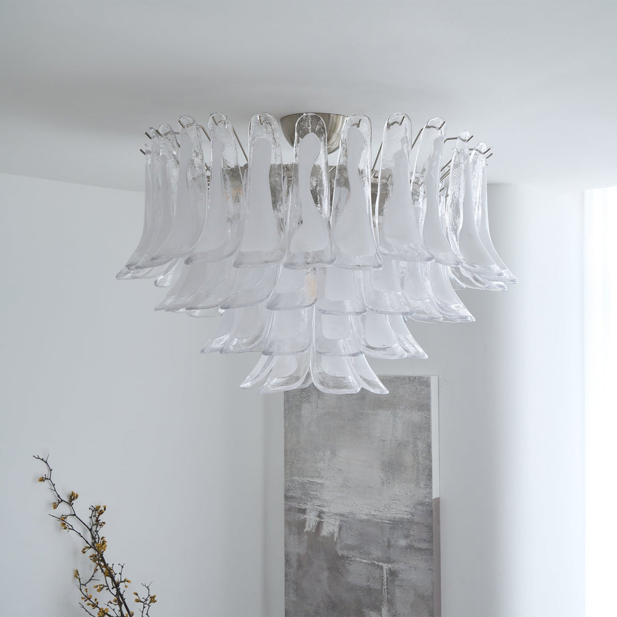 Wave Murano Ceiling Lamp