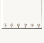 Boule De Cristal Clear Glass Linear Chandelier 60"