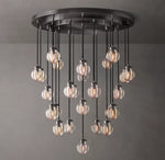 Pearl Round Chandelier 38"