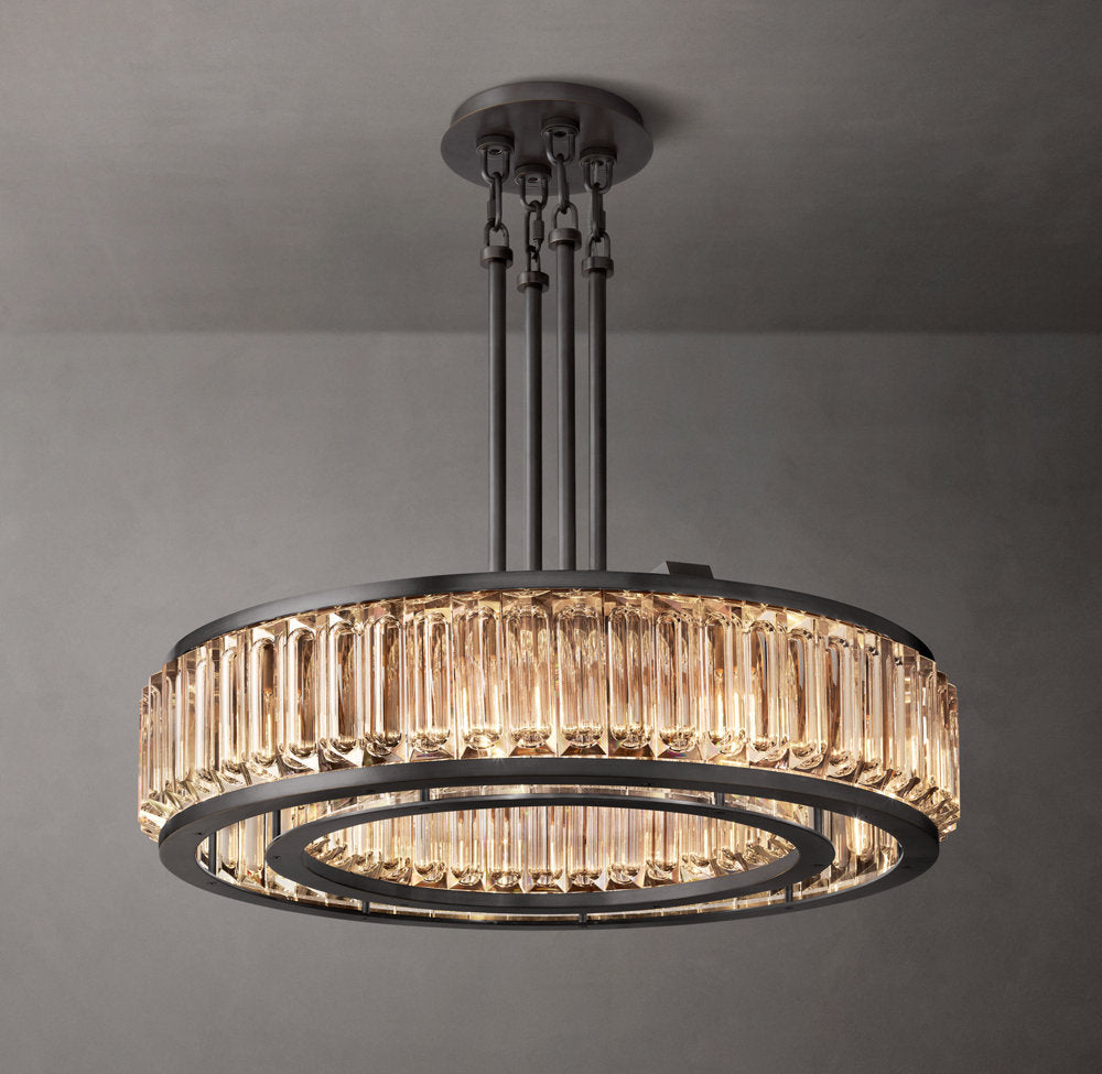 Maurier Round Chandelier 37"