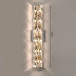 Bacci Crystal Wall Light Sconce