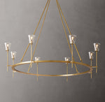 Torche De Verre Round Chandelier 58"