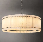 San Marco Alabaster Round Chandelier 48"