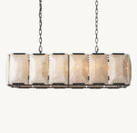Harlow Calcite Rectangular Chandelier 42"