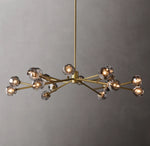 Boule De Cristal Smoke Glass Round Chandelier 60"