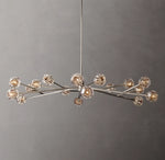 Boule De Cristal Clear Glass Round Chandelier 72"