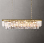 1920s Odeon Rectangular Chandelier 59"