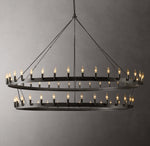 Camino Vintage Candelabra Two-Tier Chandelier 71"