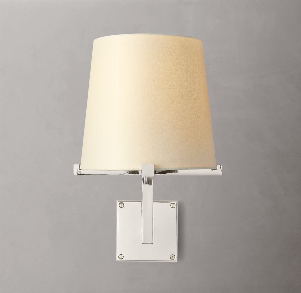 Pauillac Fabric Shade Grand Sconce