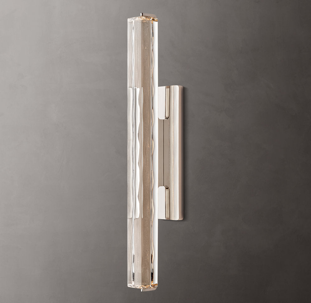 Audubon Crystal Single Sconce 19 inch