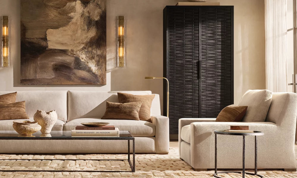 Lattice Clear Glass Sconce 30"