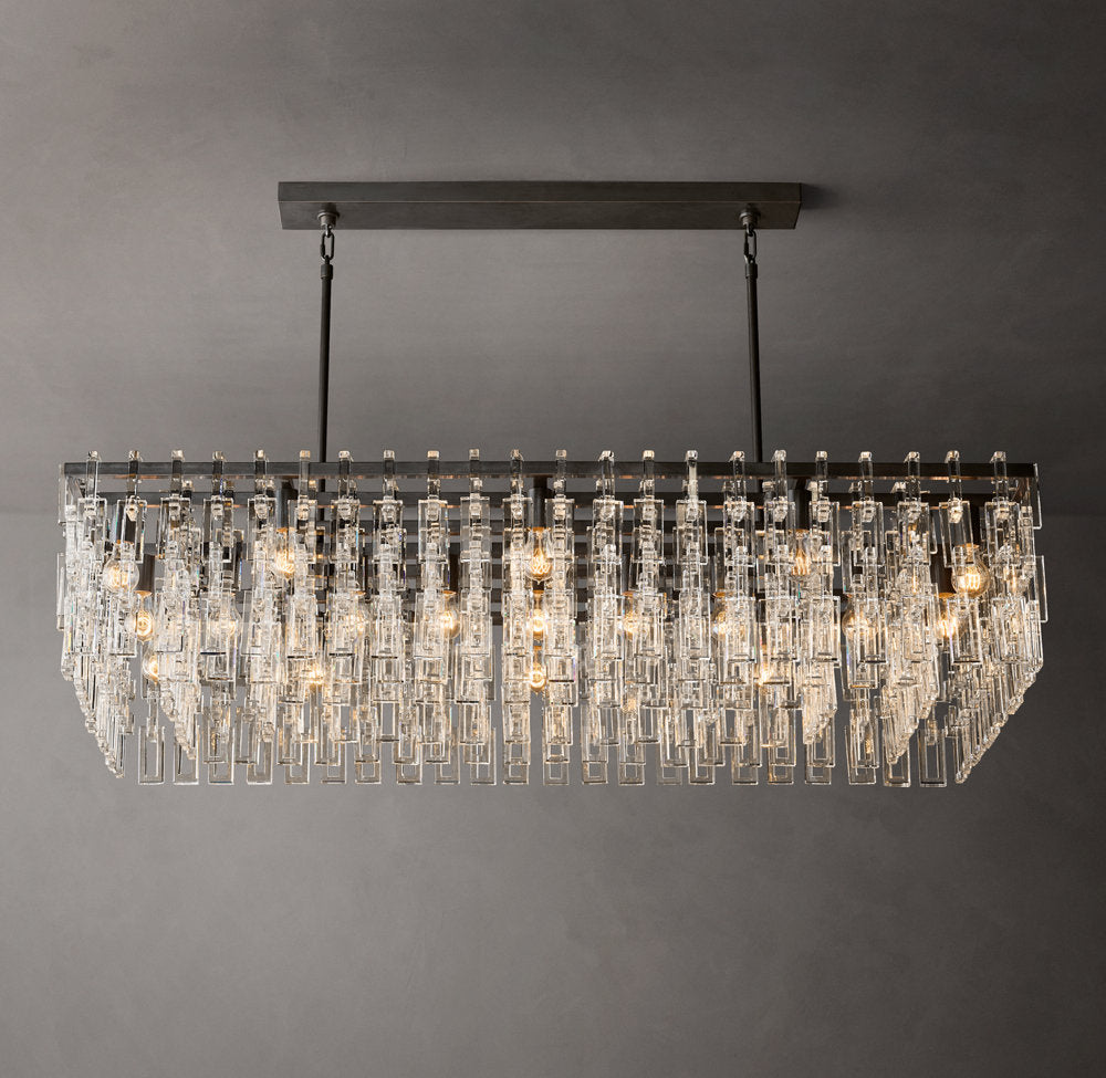 Marignan Rectangular Chandelier 60"