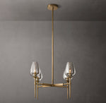 Tulip Round Chandelier 27"