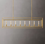 Beckman Rectangular Chandelier 72"