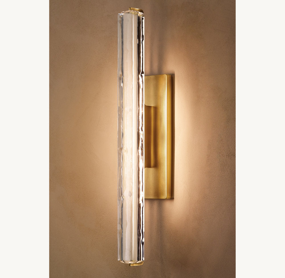 Audubon Crystal Single Sconce 19 inch