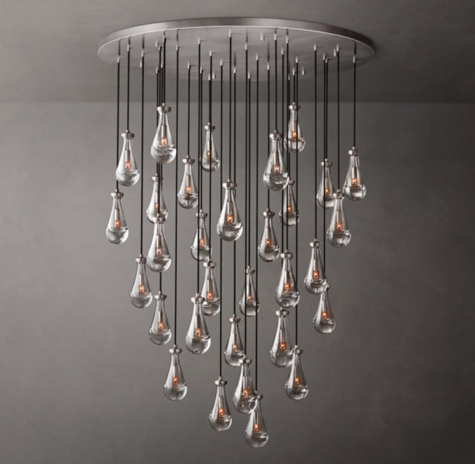 Rain Round Chandelier 60"