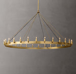 Camino Vintage Candelabra Round Chandelier 63"