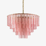 Opalora Pink Murano Chandelier