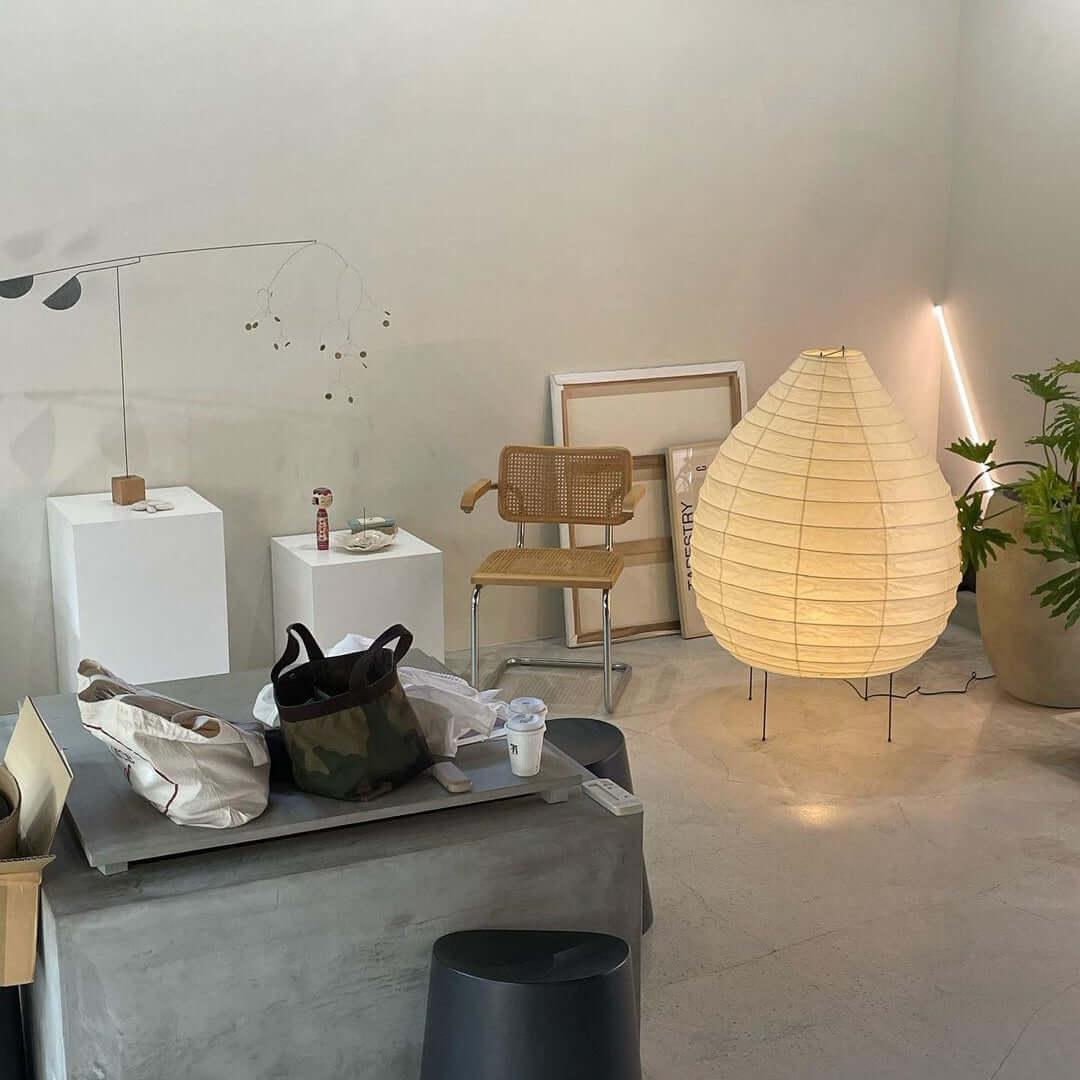 Washi Paper Lantern Table Lamp