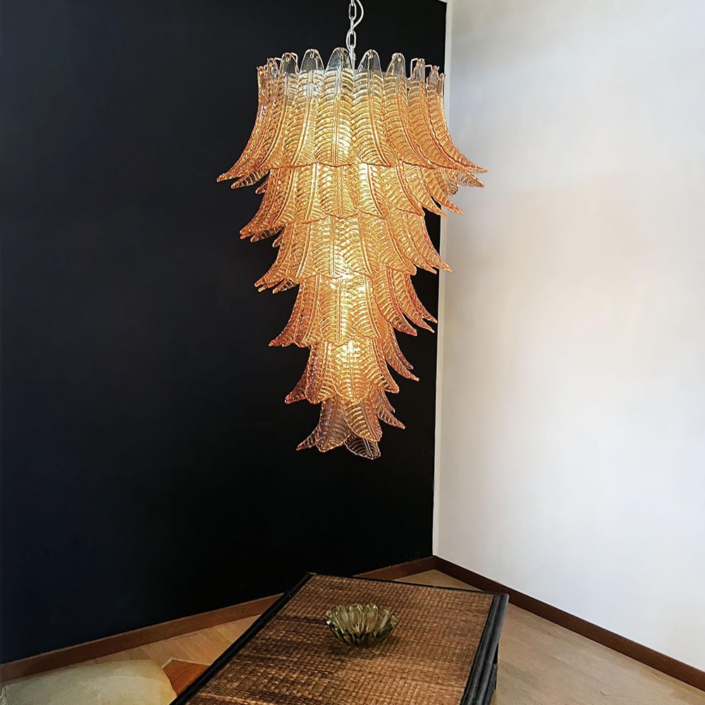 Rosalind Murano Amber Chandelier