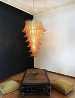 Rosalind Murano Amber Chandelier