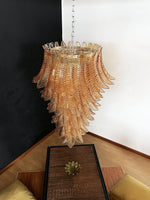 Rosalind Murano Amber Chandelier