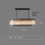 Gio Amber Crystal Dining Room Chandelier