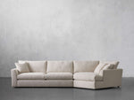 Vernon Two-Piece Right Arm Deep 43" Cuddle Chaise Sectional