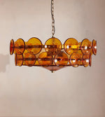 Solaris Disc Murano Chandelier