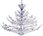 23 lights polished chrome Contemporary Crystal Chandelier