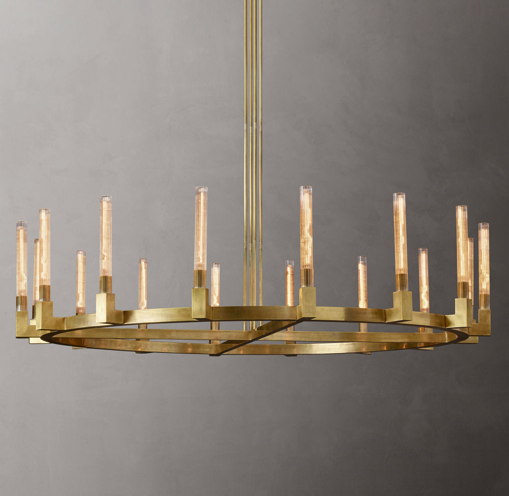 Cannele Round Chandelier 72"
