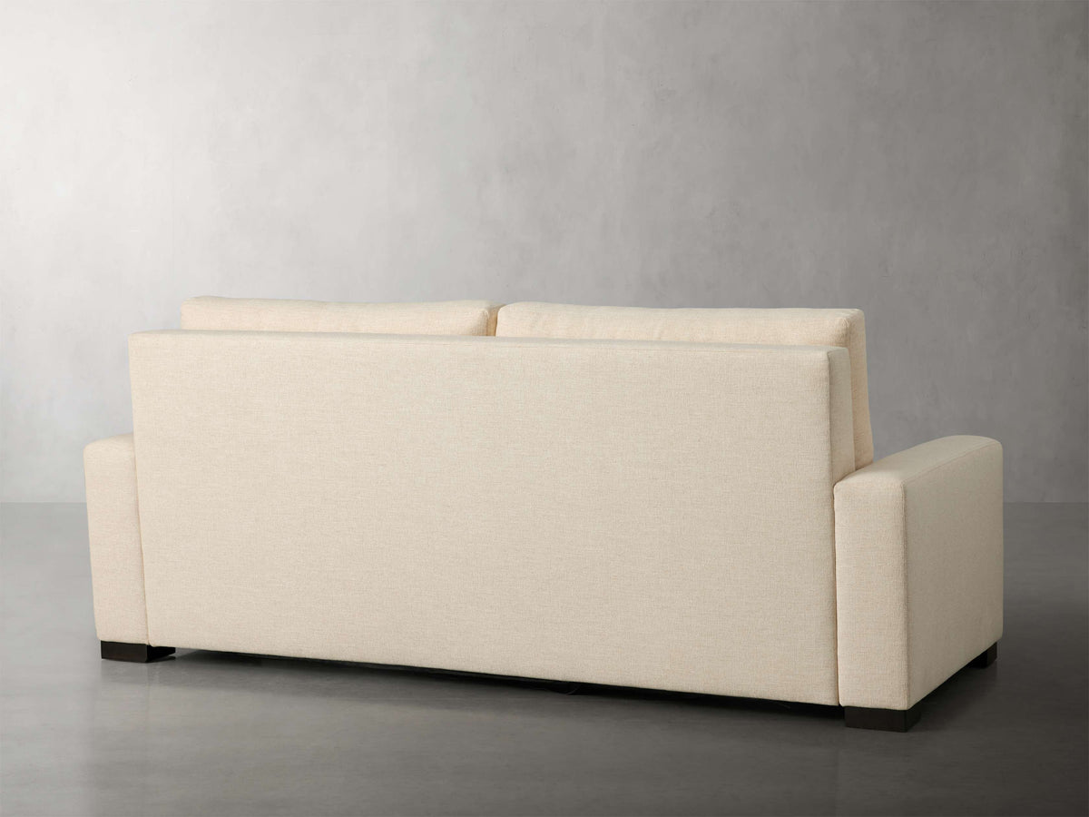 Remington Luxury King Sleeper Sofa in Wiley Parchment