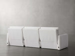 Rowland Tailored Three-Piece Motion Modular Sofa