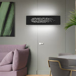 Rectangular Creative Decorative LED Nordic Bedroom Wall Light Fixtures