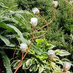 Outdoor Creative Flower Buds Decor Waterproof LED Modern Lawn Lights
