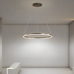 16'' Simple Circle Single Pendant Light Acrylic Pendant Lighting