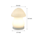 Lovely Glass LED Mushroom Baby Lamp