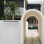 Rectangular Adjustable Waterproof LED Modern Signboard Solar Wall Lamp